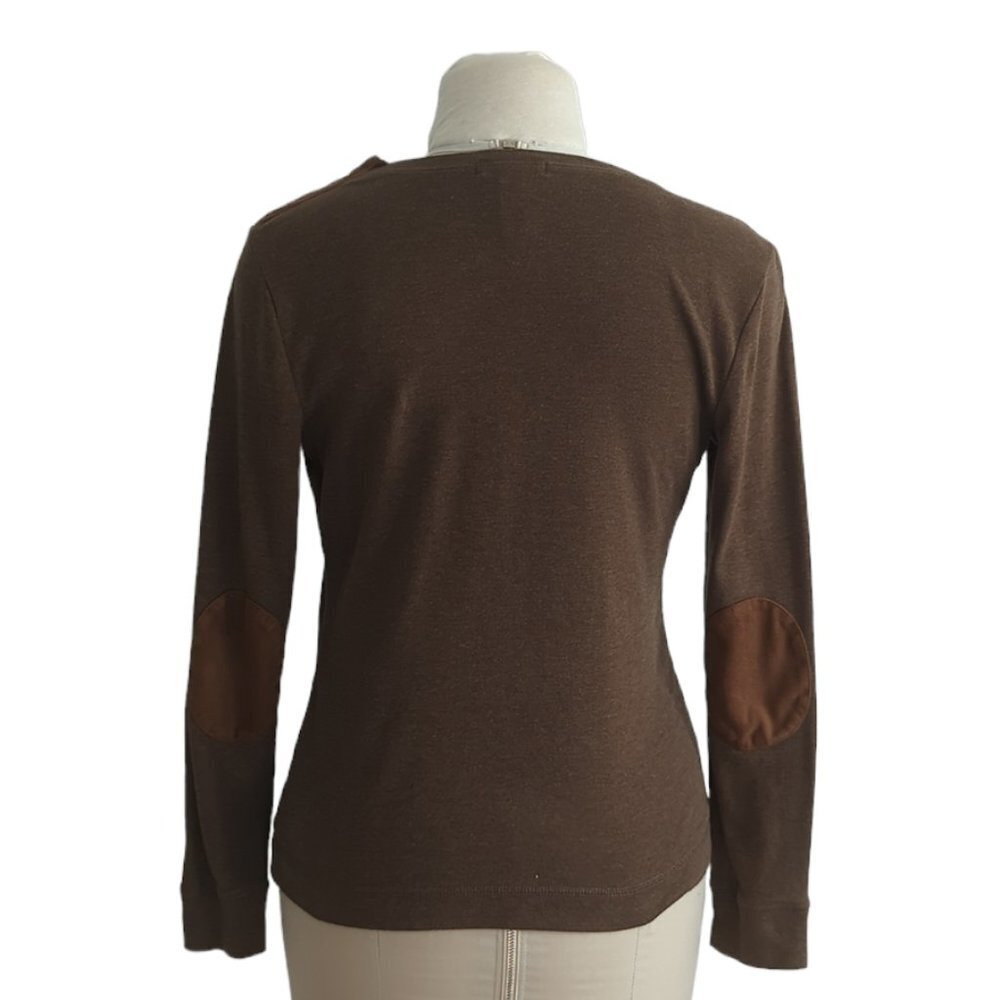 Ralph Lauren Lauren Jeans Company Shoulder Zip Top - Picture 3 of 4